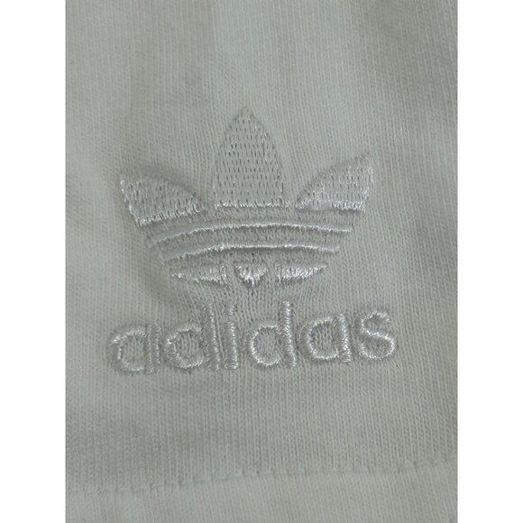 Adidas Graphic T-Shirt Kids Unisex Short Sleeve 13 - 14 Years White Blue Black - Picture 11 of 15